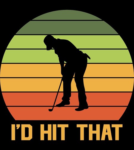 Adesivo divertente golf - , 4"