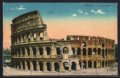 Ansichtskarte roma il - ansichtskarte, roma,