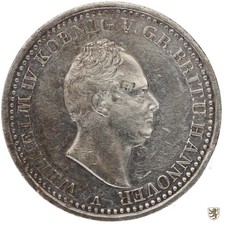 Hannover, Taler, 1835 A, Guglielmo IV, AKS 63, molto bello