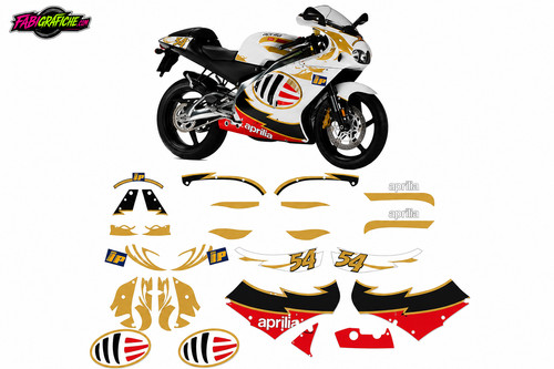 Adesivi aprilia rs50 125 year - adesivi,