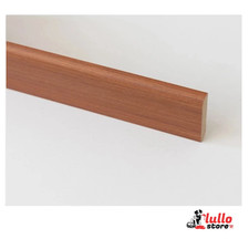 Battiscopa in MDF Liscio 80X14MM Lunghezza 240cm Colore CILIEGIO Box da 5 pezzi