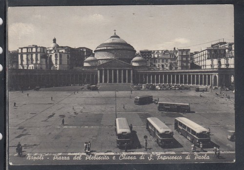 Cartolina napoli piazza - piazza, del