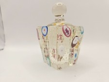 Fratelli Toso Vetro di Murano Italia Manopola Millefiori Fermacarte Bolle Controllate