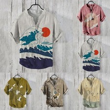 Camicia uomo stampa arte