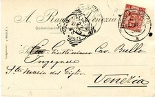 (B3200)  c. ann. AMB.  CHIOGGIA ROVIGO del 1903 aff. da ADRIA per Venezia