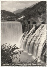 VAL CISMON - BELLUNO - CASCATA AL PONTE SERRA - VIAGG. 1960 -4044-