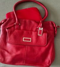 BORSA PIQUADRO PELLE ROSSA CON