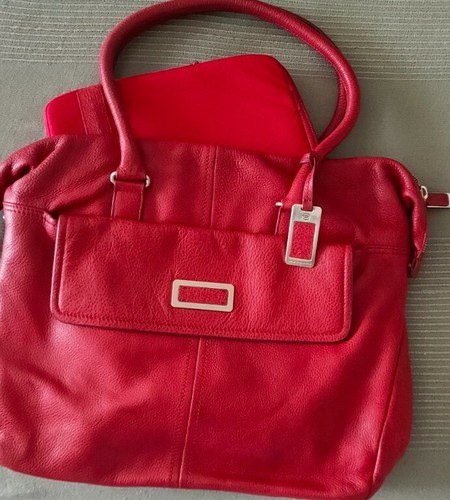Borsa piquadro pelle rossa con - borsa,