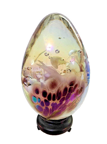 Vtg msh ash art glass - ash, 86