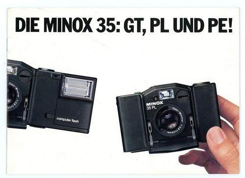 Brochure minox 35 pe - gt, /