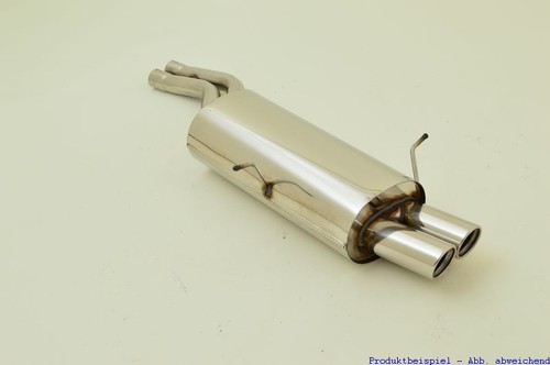 Scarico sportivo fms acciaio - scarico,