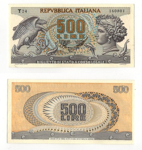 Banconota 500 lire - banconota,