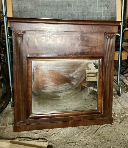 Specchio cornice legno - in,