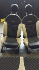 sedili completi pelle e stoffa per fiat 500 hybrid 2020