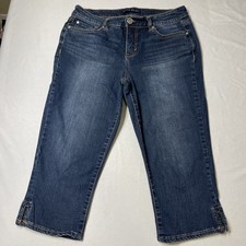 Code Bleu Capri Cuffed Jeans