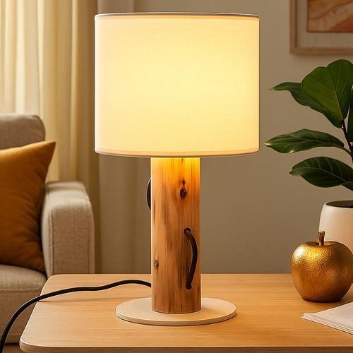 Lampada tavolo legno - da,