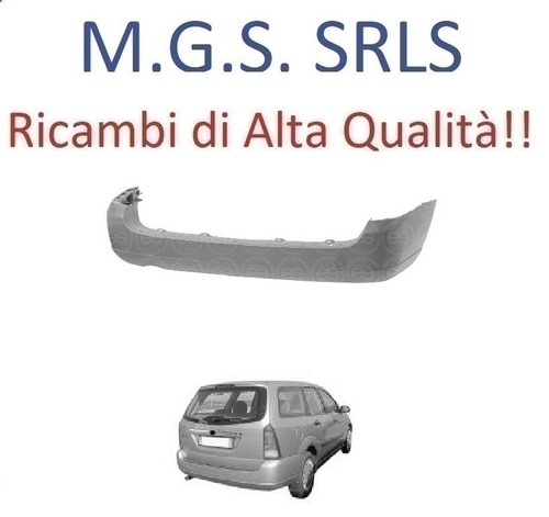 Paraurti posteriore con primer - posteriore,