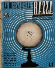 LA DIFESA DELLA RAZZA 1939 40