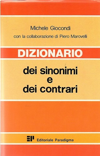 Dizionario sinonimi contrari - dizionario,