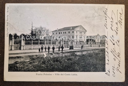 Cartolina fratta polesine - fratta,