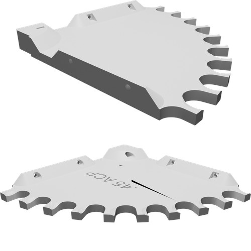 Piastra shell acp per - piastra,