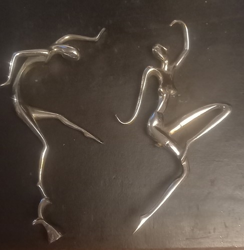 Sculture ottone argentato