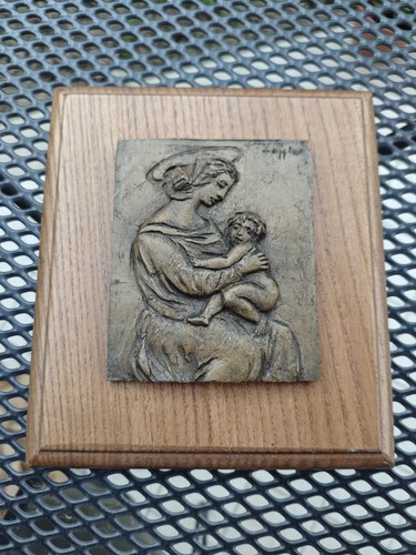 Placca decorativa madonna - placca,
