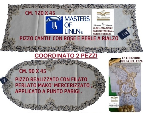 Centri lino pizzo - , tombolo