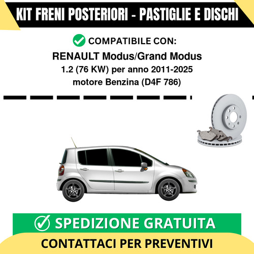 Kit freni posteriori per - freni,