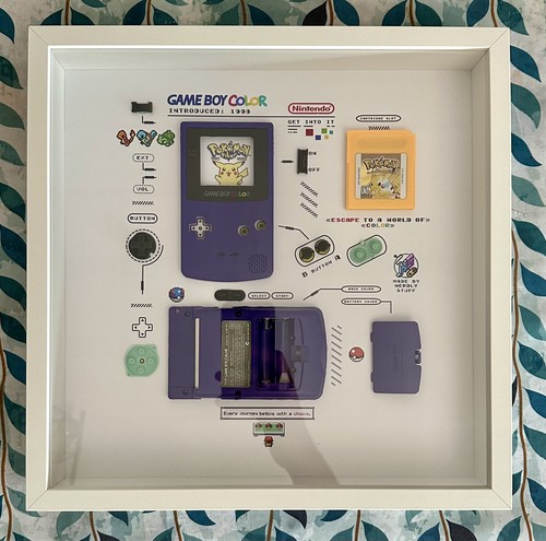 Quadro pokemon giallo gameboy - quadro,