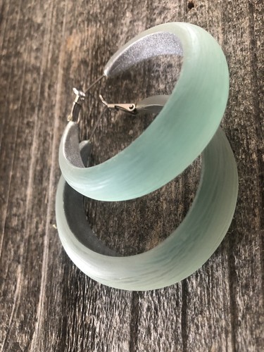 Orecchini cerchio acqua - cerchio,
