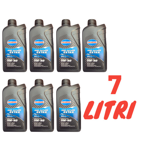 Litri olio tamoil 5w40 sint - 7,