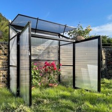 Mezza serra in alluminio serra