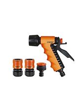 Pistola Irrigazione da Giardino in Kit con Raccordi per Innaffiare Tubo Acqua