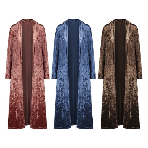 Cardigan donna velluto