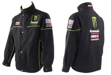 NUOVA GIACCA LEGGERA BICI UFFICIALE IT MONSTER ENERGY KAWASAKI DRT TEAM PADDOCK