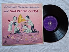 QUARTETTO CETRA I SUCCESSI INTERNAZIONALI 33 GIRI Cetra LPA 16 10" 1955 No 45 Cd