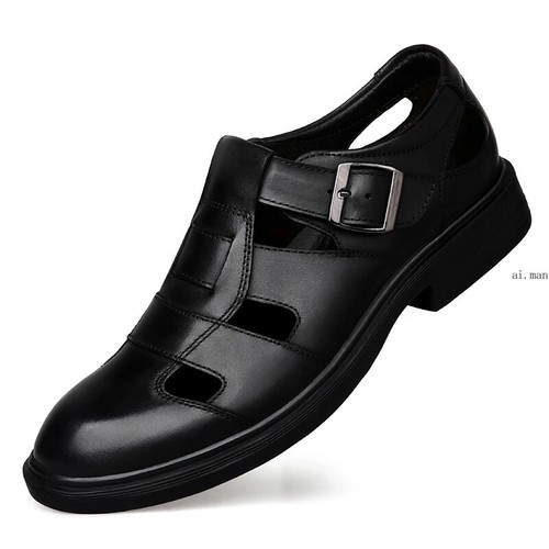 Scarpe estive pelle cava uomo
