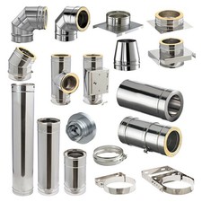 Canna fumaria acciaio inox