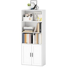 HOMCOM Libreria con Armadietto