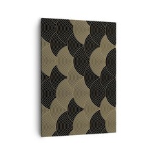 Quadro su Tela 50x70cm Nero e