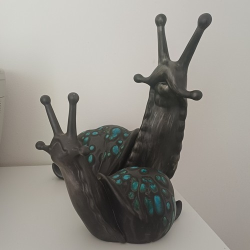 Coppia sculture lumache - coppia,