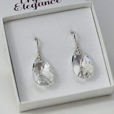 Orecchini goccia pera argento