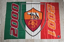 AS ROMA lotto 1 bandiera + 7 sciarpe + 1 foulard scudetto No adesivo maglia