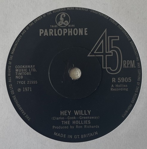 Cook greenaway hollies hey - [cook, /
