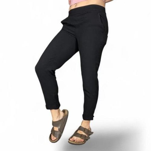 Pantaloni cropped neri