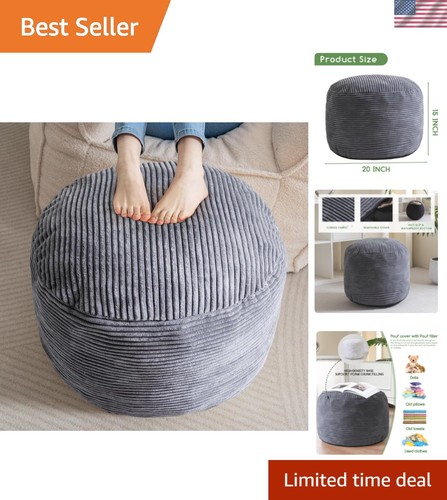 Pouf rotondo imbottito - rotondo,