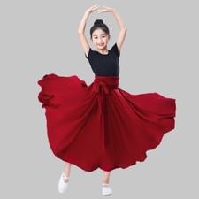 Ragazze Lunghe Swing Gonna per