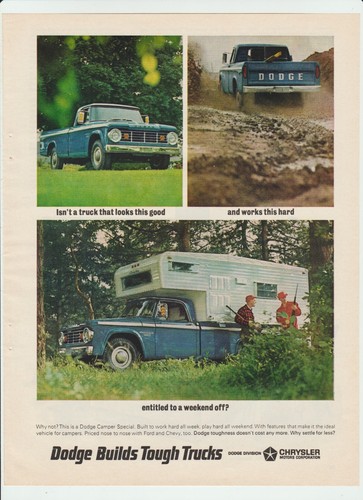 Dodge camper special - camper, car