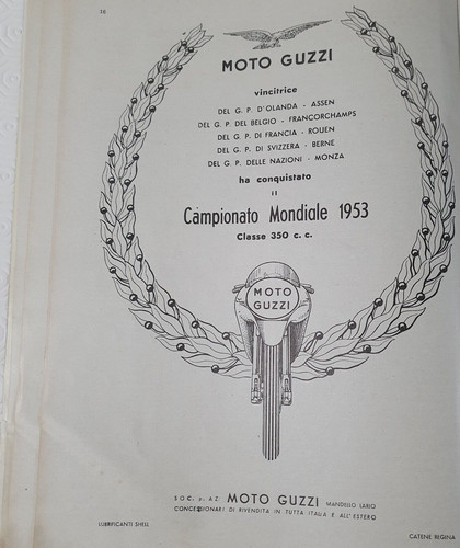 Moto guzzi 1953 campione - guzzi,